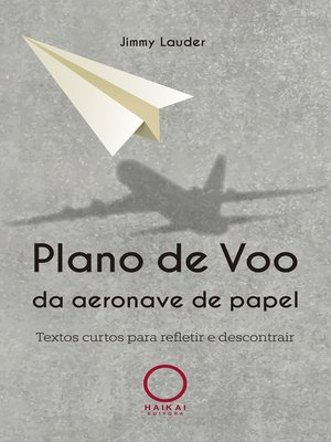 cover image of Plano de voo da aeronave de papel